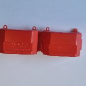 Capsule de plombage pour compteur eu Rouge