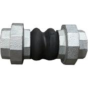 manchon compensateur EPDM double onde taraudé BSP 1504