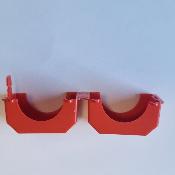 Capsule de plombage pour compteur eu Rouge